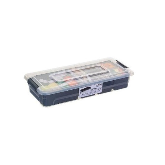 ORGANIZER CON COPERCHIO 2,5L 35X16XH7CM GRIGIO