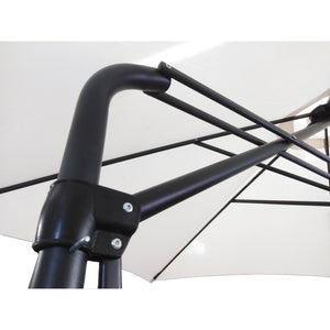 OMBRELLONE SORRENTO D.3M BIANCO A BRACCIO LATERALE