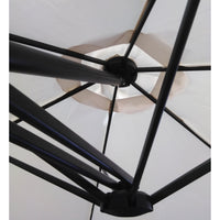 OMBRELLONE SORRENTO D.3M BIANCO A BRACCIO LATERALE