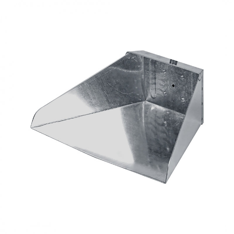 PALETTA ALZAIMMONDIZIA ZINCATA CON MANICO.