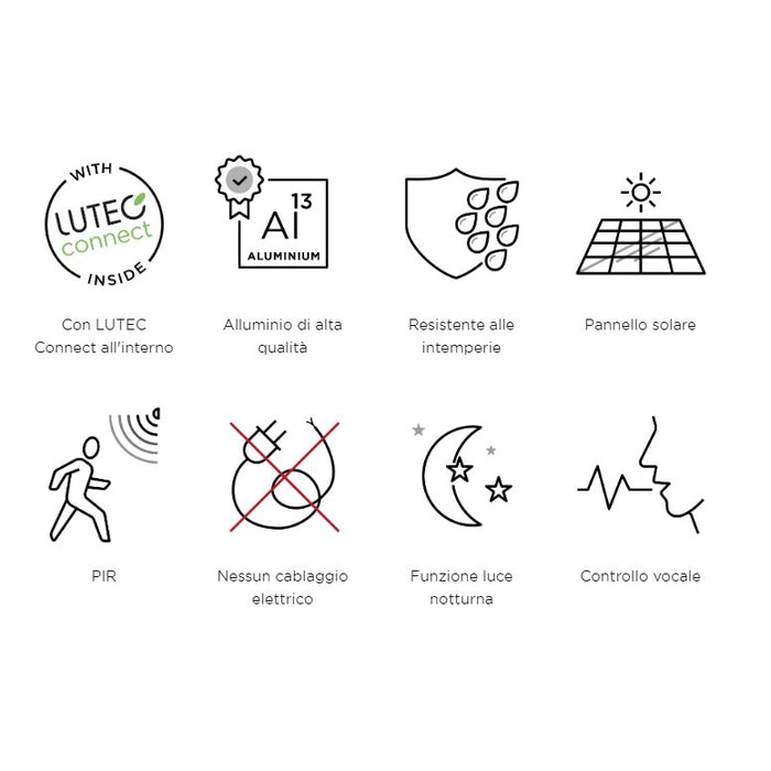 PALETTO SOLARE KARLO 6,8W 2700 / 6500 K RGB 500LM