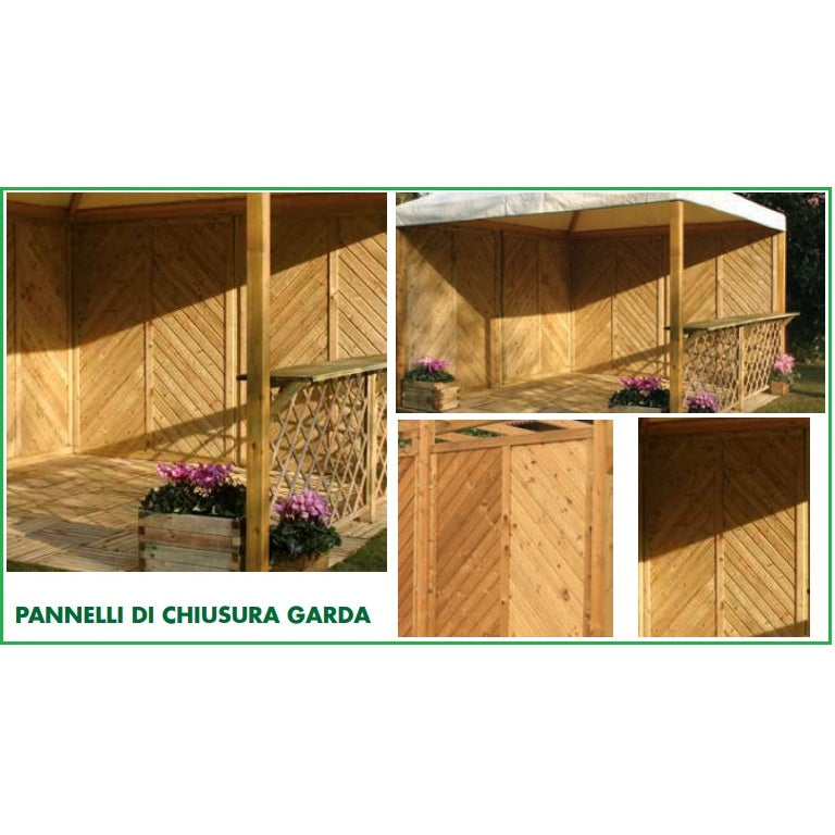 PANNELLO DI CHIUSURA GARDA 220X120CM IN PINO IMPRE