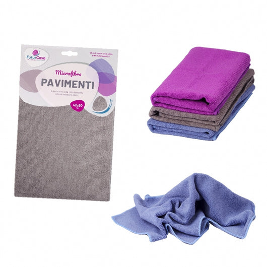 PANNO PAVIMENTI 40X60CM IN MICROFIBRA LISCIA.