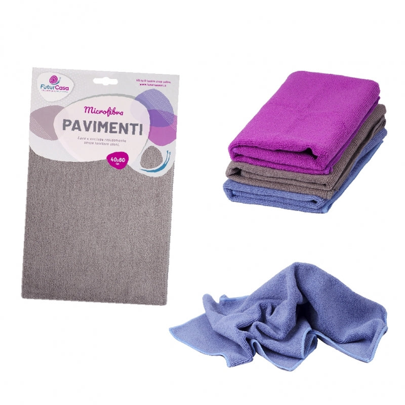 PANNO PAVIMENTI 40X60CM IN MICROFIBRA LISCIA.