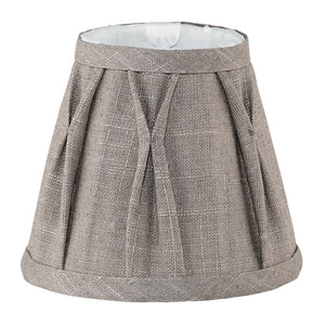 PARALUME 15,5CM E14 IN TESSUTO EFFETTO LINO