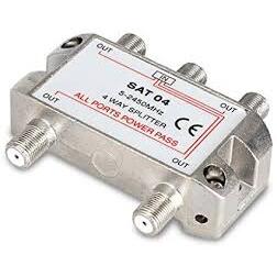 PARTITORE DI SEGNALE SAT 1 IMPUT - 4 OUTPUT