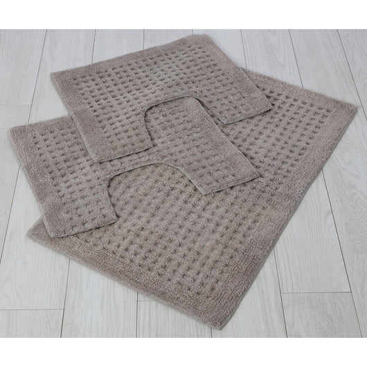 PARURE TAPPETI COTONE 50X80CM IN COLORI DIVERSI