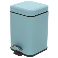 PATTUMIERA 3L 16X16XH25CM ACCIAIO ACQUAMARINA