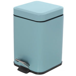 PATTUMIERA 3L 16X16XH25CM ACCIAIO ACQUAMARINA