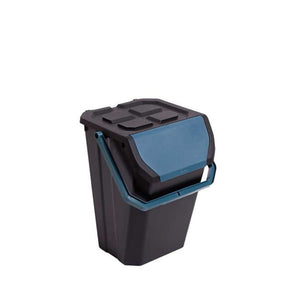 PATTUMIERA FRIDA 37L 38X38XH47CM NERO/BLU.