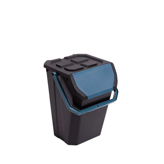 PATTUMIERA FRIDA 37L 38X38XH47CM NERO/BLU.