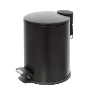 PATTUMIERA COVER 3L D.18XH25CM ACCIAIO NERO