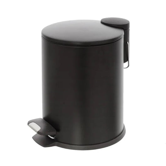 PATTUMIERA COVER 3L D.18XH25CM ACCIAIO NERO