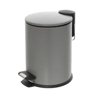 PATTUMIERA COVER 3L D.18XH25CM ACCIAIO GRIGIO