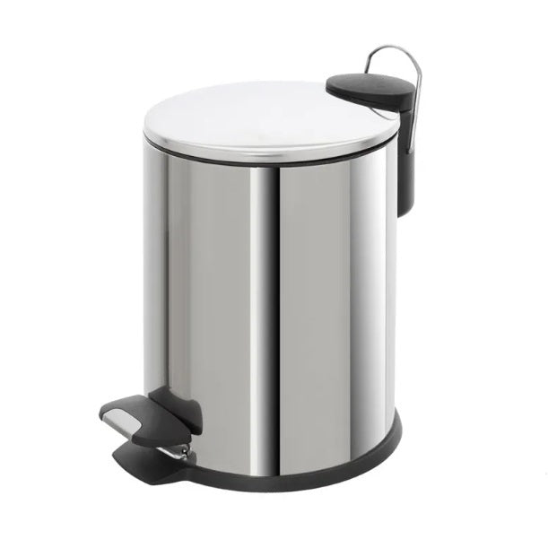 PATTUMIERA COVER 3L D.18XH25CM ACCIAIO CROMO