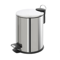 PATTUMIERA COVER 3L D.18XH25CM ACCIAIO CROMO