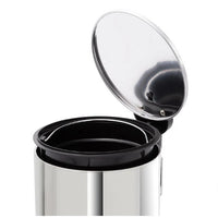 PATTUMIERA COVER 3L D.18XH25CM ACCIAIO CROMO