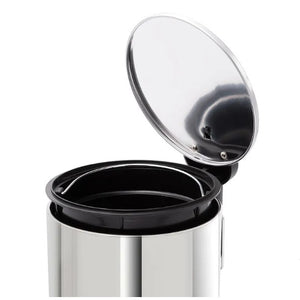 PATTUMIERA COVER 3L D.18XH25CM ACCIAIO CROMO