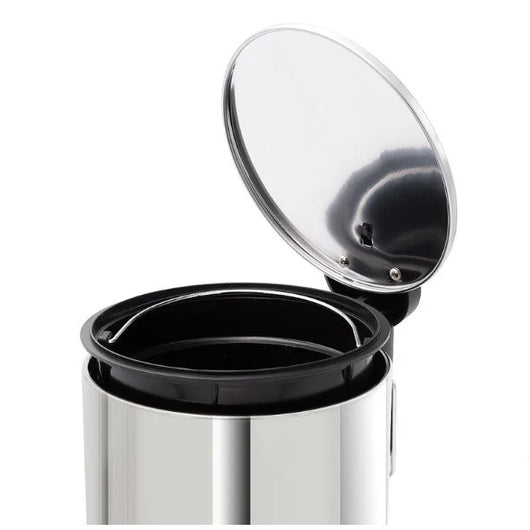 PATTUMIERA COVER 3L D.18XH25CM ACCIAIO CROMO