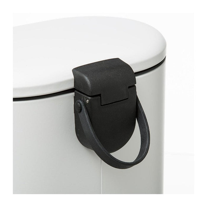 PATTUMIERA SILIFLEX A PEDALE 6L BIANCA 23X22XH30CM