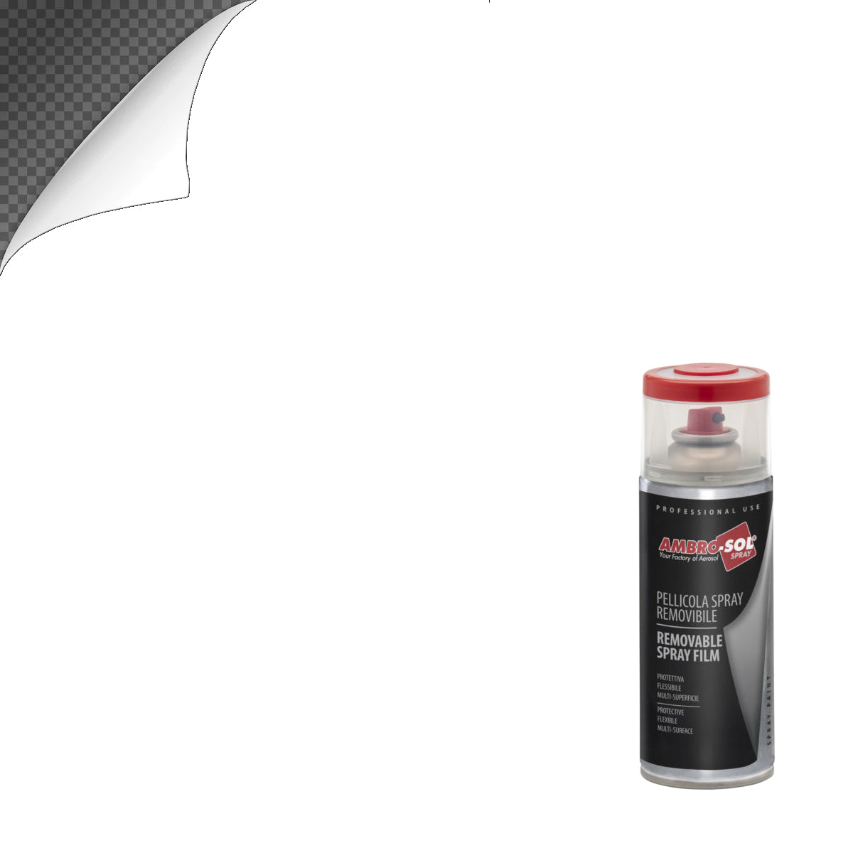 PELLICOLA REMOVIBILE 400ML BIANCO OPACO SPRAY