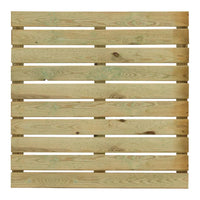 PEDANA DRITTA 40X40CM SPESSORE 30MM IN PINO IMPREG