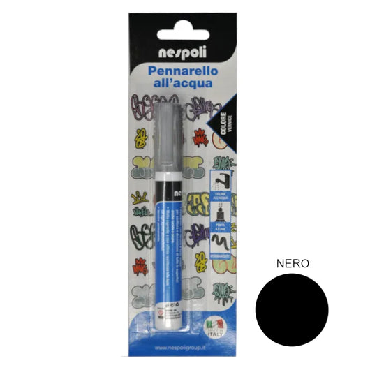 PENNARELLO ALL'ACQUA NERO LUCIDO 10ML