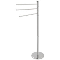 PIANTANA PORTASCIUGAMANI 3 BRACCI H93CM CROMO