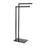 PIANTANA ZERO BLACK PORTA ASCIUGAMANI 18X33XH78CM