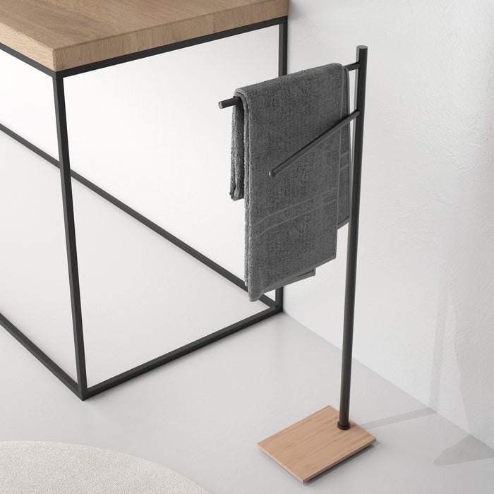 PIANTANA PORTASALVIETTE TRILLY 34X14XH84CM BAMBU