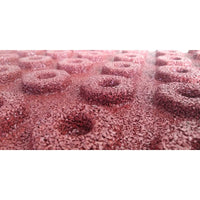 PIASTRELLA ANTI-TRAUMA 40X40XH2.5CM ROSSA IN GOMMA