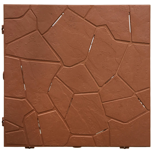 PIASTRELLA SNAPTILE CM.40X40X2,5 COCCIO