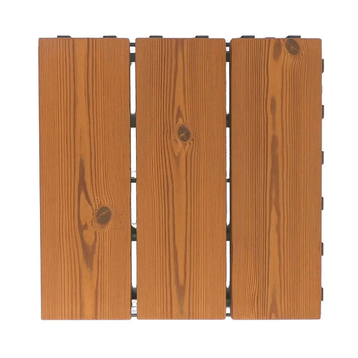 PIASTRELLA SMARTDECK 30X30XH2,5CM NATURAL IN PINO