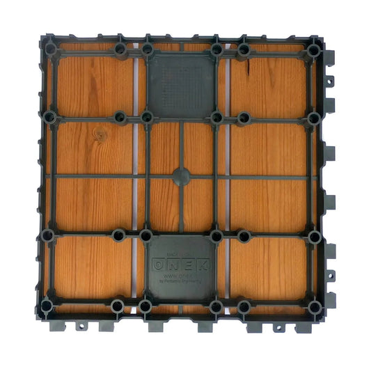 PIASTRELLA SMARTDECK 30X30XH2,5CM NATURAL IN PINO