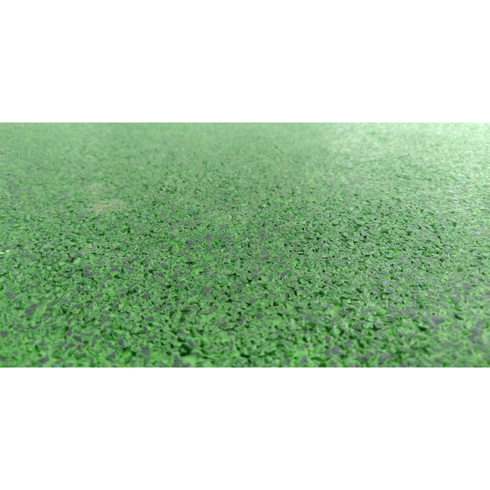 PIASTRELLA ANTI-TRAUMA 40X40XH2.5CM VERDE IN GOMMA