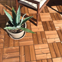 PIASTRELLA SMARTDECK 30X30XH2,5CM NATURAL IN PINO