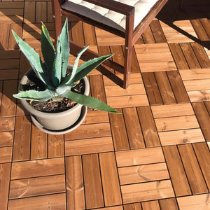 PIASTRELLA SMARTDECK 30X30XH2,5CM NATURAL IN PINO