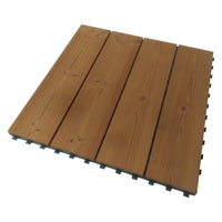 PIASTRELLA SMARTDECK 60X60XH2,5CM NATURAL IN PINO