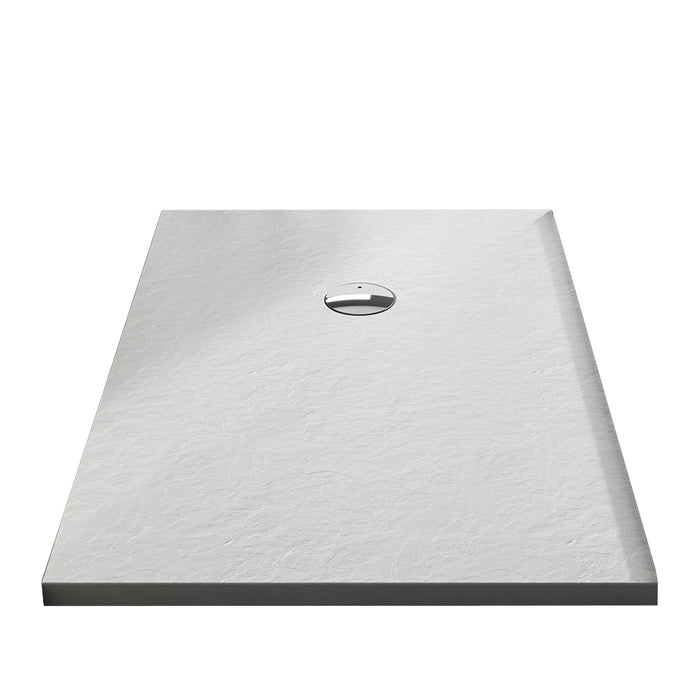 PIATTO DOCCIA STONE 80X80XH3,5CM BIANCO EFFETTO AR