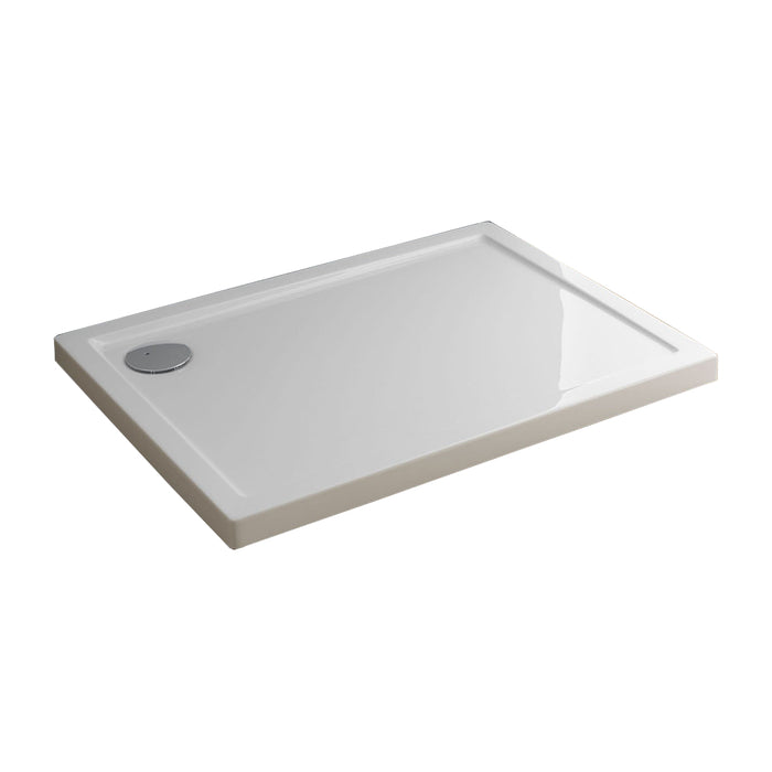 PIATTO DOCCIA FIVE 80X120XH5,5CM BIANCO BORDATO IN