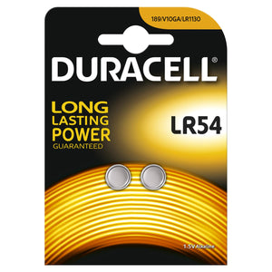 PILE A BOTTONE DURACELL 1LR54 2PZ PER OROLOGI