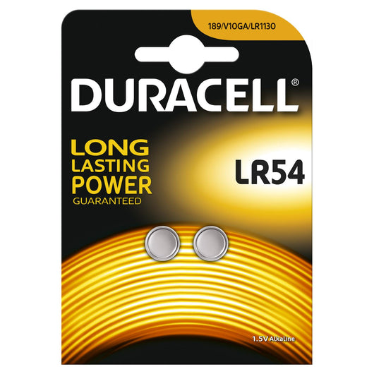 PILE A BOTTONE DURACELL 1LR54 2PZ PER OROLOGI