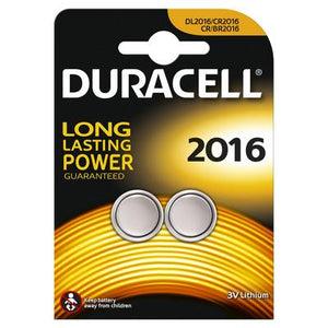 PILA A BOTTONE 3V DURACELL 2016 2PZ FOTOGRAFIA