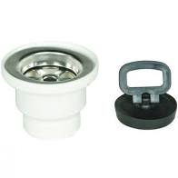 PILETTA C/TROPPO PIENO PER LAVELLI INOX (SAC)