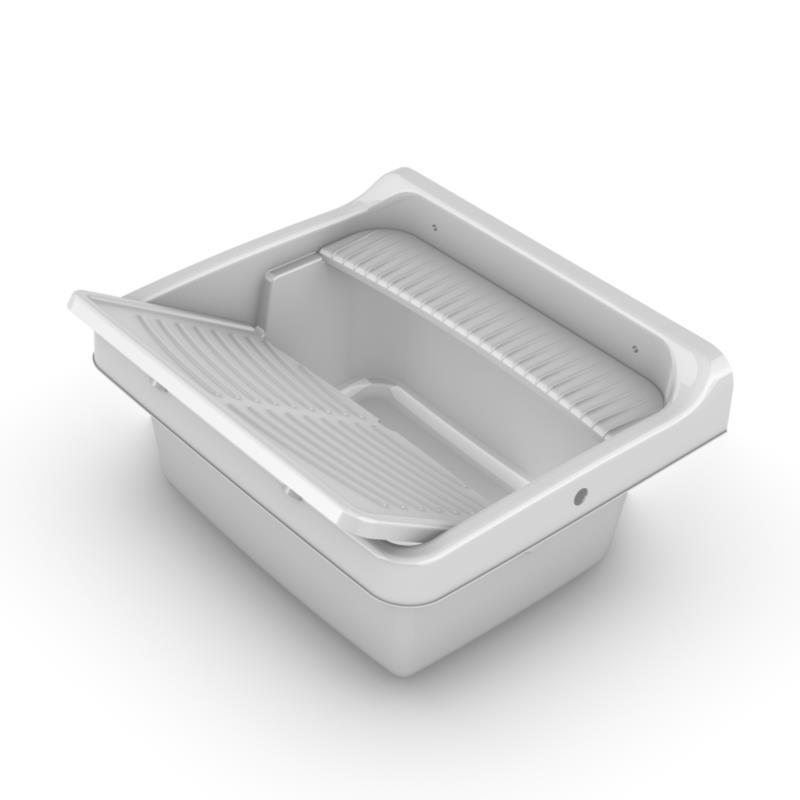 PILOZZO 59X50XH32CM BIANCO/GRIGIO