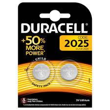 PILA A BOTTONE 3V DURACELL 2025 2PZ FOTOGRAFIA
