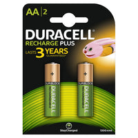 PILA STILO AA DURACELL PLUS +100 2PZ RICARICABILE