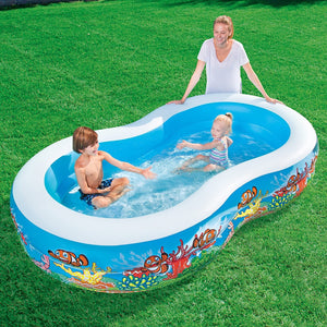 PISCINA FAMILY BARRIERA CORALLINA 262X157XH46CM