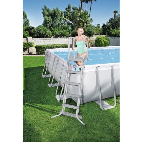 PISCINA FUORI TERRA POWER STEEL CM.956X488X132H. COMPLETA DI TUTTI GLI ACCESSORI