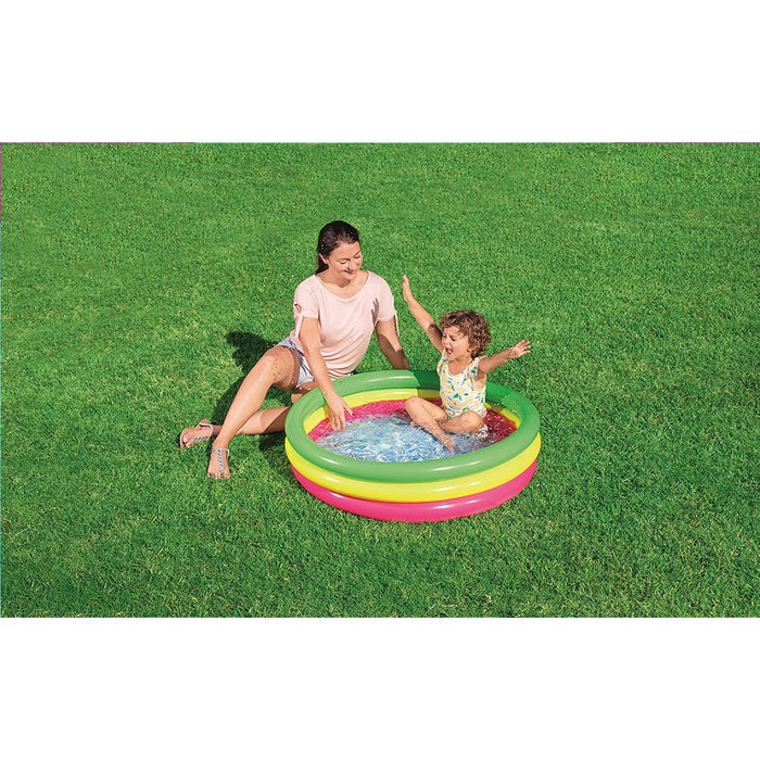 PISCINA SUMMER COLOR D.70XH24CM 3 ANELLI